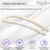French Amie Ivory White Cream Handmade Large Cellulose Acetate Chignon Bun Holder U Hair Pin Stick (Ivory white cream)