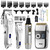 DSP 4-in-1 Pro Barber Kit: Cordless Hair Clipper, Trimmer, Shaver & Nose Hair Remover - Styling & Grooming Set with Scissors, Fade Tools, LED Display