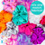 Just My Style D.I.Y. Scrunchie Maker by Horizon Group USA, Design Your Own Colorful Satin Scrunchies Hair Bands, Easy-to-Use Tool & Gemstones Include