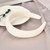 White Headband Hairband for Women Fancy Hair Head Bands for Thick Thin Hair Non Slip Hair Hoops for Teen Girl Cute Headbands with No Teeth Vintage Ha