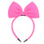 HoveBeaty Hair Band Bow Headbands Headdress for Women and Girls, Perfect Hair Accessories for Party and Cosplay (pink)