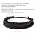 TOECWEGR Wide Fishtail 9 Strands Synthetic Hair Braided Headband Thick FluffyElastic Shape Ladies Beauty accessory Headband