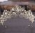 Leiothrix Rhinestone Crowns and Tiaras Baroque Wedding Crown Bridal Hair Jewelry Headpieces Crown for Prom Queen