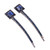 2PCS Vintage Rhinestone Bobby Pin Hair Clips Metal Hair Pins Side Clip for Women Lady (A#)