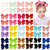 40PCS 4.5 Inch Hair Bows for Girls Grosgrain Ribbon Toddler Hair Accessories with Alligator Clips for Toddlers Baby Girls Kids Teens in Pairs