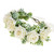 Vividsun Women Flower Crown Floral Headpiece Festival Wedding Hair Wreath Floral Crown (White)