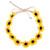 Floral Fall Boho Sunflower Crown Hippies Daisy Hair Wreath Bridal Headpiece Photo Props DY-01 (Yellow)