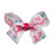 HAIRBOWS Girls' Grosgrain Hair Bow with Knot Wrap Center on a Hair Clip, All Ages and Hair Types, 6 Inch Bows, It'S My Birthday Print
