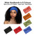 GiLi 6 Pack Wide Headbands for Women Non Slip Soft Elastic Hair Bands Yoga Running Sports Workout Gym Head Wraps, Knotted Cotton Cloth African Turban