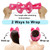 Shintop Sweet Super Soft Caroset Polka Dots Wash Cosmetic Headband Hairlace (Rose Polka dots)