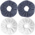IVARYSS Super Towel Scrunchies for Drying Hair, Absorbent and Soft Microfiber for Frizz Free, Large Thick Ponytail Holder Wet Hair Accessories for Wo