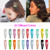JIARON 80PCS Hair Clips, 2 Inch Non-Slip Metal Hair Barrettes for Girls, Kids, Baby and Women. (20 Colors)
