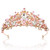 NODG Rose Gold Tiaras and Crowns for Women Pink Crystal Wedding Tiaras for Women Birthday Party Headbands Prom Pageant Tiara Headband Rhinestone Brid