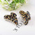 Xiwstar 2PCS French Design Leopard Hair Claw Banana Clips Tortoise Barrettes Hair Accessories for Women Girls (1Pcs Large + 1Pcs Small)