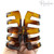 Parcelona French Tubular Large Tortoise Shell Covered Spring Jaw Hair Claw Clip Clamp Clutcher