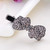 Ruihfas 2Pcs Vintage Crystal Rhinestone Bow-knot Alligator Hair Pins Teeth Bows Hair Clips Hair Grip Hair Accessories Hairpins for Women Girls