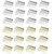 30pcs 10 Teeth Hair Combs Metal Wedding Veil Hair Combs Pins Clips for DIY Jewelry Making Crafts