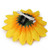 2Pcs 3.9" Sunflower Hair Alligator Clips Hair Accessories for Party Beach Vacation Wedding Bridal Barrettes