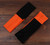 Headbands Hairband Cotton Soft and Stretchy Elastic Solid Color 6 Pcs Per Lot (Orange/Black)