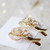 Xiwstar 2Pcs Rhinestone Crystal Pearl Flower Beak Duckbill Alligator Clip Pin Hair Accessories for Women Girls