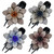 inSowni 4 Pack Luxury Fancy Decorative Glitter Sparkly Crystals Rhinestones Big Flower Hair Claws Clips Barrettes Hairpins Clamps Korean Hair Accesso