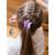 inSowni 30 Pack/15 Pairs Glitter Sequin Heart Star Hair Ties Scrunchies Elastics Pigtail Ponytail Holders Hair Bows Rubber Bands Hair Ropes with Char