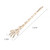 10Pcs Cute Spooky Skeleton Hands Bobby Pins Women Girls Halloween Hair Accessories, Gold