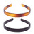 Set of 2 Simple Fashion Plastic Headband Fine Tooth Hairband Headwear Hair Hoop Hair Acessories for Women's Lady Girls (Black +Brown)