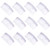 12Pcs 16 Teeth Hair Clip Combs Plastic Hair Side Combs Pin Clips Bridal Wedding Veil Combs for Women Girls Hair Accessories, Clear