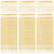 Cinaci 30pcs Small Plain Blank DIY Craft Gold Metal Hair Side Combs Slides with 10 Teeth Wedding Bridal Veil Combs Headpieces French Twist Bun Hair C