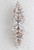 Faship Sparkling Clear CZ Crystal Floral Hair Barrette Clip