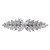 Faship Gorgeous Clear CZ Crystal Floral Hair Barrette Clip