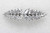 Faship Gorgeous Clear CZ Crystal Floral Hair Barrette Clip