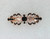 Faship Gorgeous Black Rhinestone Crystal Small Floral Hair Barrette Clip