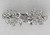 Faship Gorgeous Clear Crystal Floral Hair Barrette