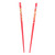 Set of Wooden Hair Sticks With Chinese Dragon Chopsticks - Red Medium
