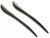 Myhsmooth Zz-bs-bt 2 Count Hair Sticks Natural Black Sandalwood Handmade Carved Hair Clip Shawl Hair Pins Pack of 2 Pcs