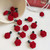 40Pcs Mini Red Rose Flower Hair Clips for Women Girls Cute Small Hair Pins Bridal Hair Barrettes Duckbill Alligator Hair Accessories for Wedding Vale