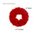 2 Pcs Red Color Large Size Scrunchies for Hair Women Hair Elastic Bands