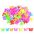 100 Packs Assorted Color Butterfly Hair Clips, Bantoye Beautiful Mini Hair Accessories for Girls and Women, Random Color