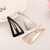 20 Pcs Triangle Shaped Metal Snap Hair Clips No Slip Barrettes Hair Accessories for Girls and Women (Gold)