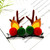 ZHOUMEIWENSP Christmas Hair Clip Cute Reindeer Antlers Headdress Hairpin for Christmas Party Antlers Ears Hair Accessory (Color 2)
