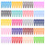 100 Pieces Solid Color 2 Inch Barrettes Women Metal Snap Clips