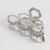 Women Vintage Metal Hair Jaw Clips Hair Clamp Hair Claw Hairpin Accessories (White K)