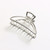 Vintage Metal Hair Claw Hair Jaw Clips Hair Clamp Accessories for Girls Women (Triangle, Silver)