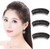 3Pcs Hair Bun Invisible False Hair Clip Bump It Up Volume Hair Base Women Bump Fluffy Hair Pad Styling Insert Tool for DIY Hair Styles (Dark Brown)