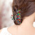 Women Lady Retro Flowers Hair Claw Clip Vintage Alloy Rhinestone Non-Slip Hair Jaw Clips Hairpin Large Hair Updo Grip Bath Accessories for Thick Hair