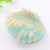 Shell Jaw Clip Hair Claw Clip Clamps Resin Hair Clips Marble Pattern Hairpins Hair Accessories for women Styling Hairdressing (Green)