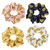 4Pcs Pineapple Printed Hair Scrunchies Hair Tie Elastic Bobbles Hair Rope Hair Bands Scrunchy Ponytail Holder Headbands for Women or Girls Hair Acces