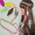 Women Lady Bohemian Double Braided Headband Tassels Hairband Headwear Hippie Feather Headband Hair Hoop Handmade Indian Fascinator Headband Headdress